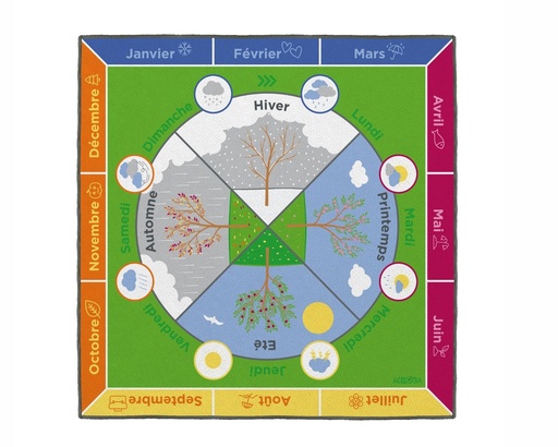 [SA3194] TAPIS 'CALENDRIER'