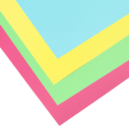 [2001B1] Karton, 180 g, 50 x 65 cm, 20 Blatt, sortiert, Farbe: sortiert