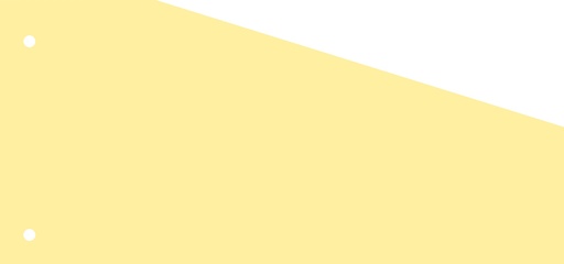 [37314] INTERCALAIRE TRAPEZE JAUNE/100