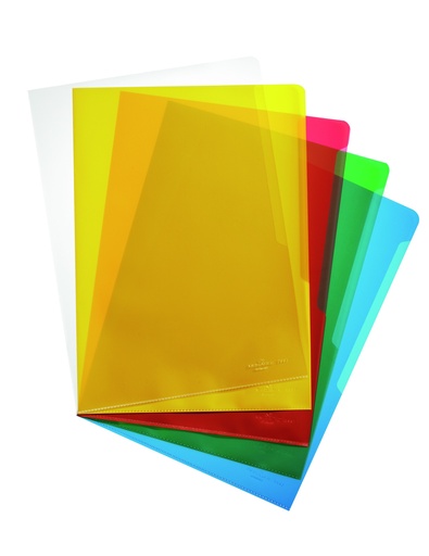 [3510] DOC PROTECTOR. A4 COLOR ASS, BOX OF 100