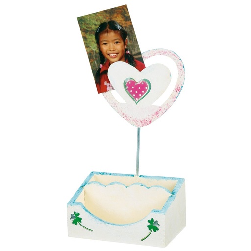[80925] FANCY HEART MEMO CLIP