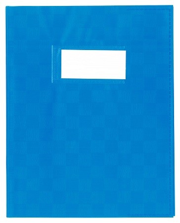 [0602B4] COUVRE-CAHIERS COUPE BLEU, LOT DE 25