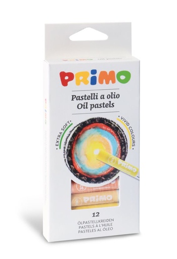 [52585] PASTELS À L'HUILE QUALITÉ SCOLAIRE, ÉTUI DE 12
