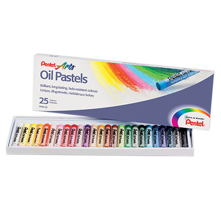 [5254] KUNST OLIEPASTELS, DOOS VAN 25