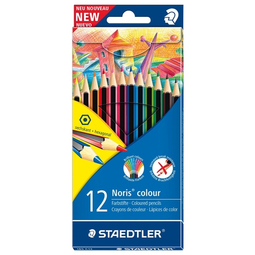 [5226] STAEDTLER „NORIS 185“ BUNTSTIFTE, 12ER-BOX